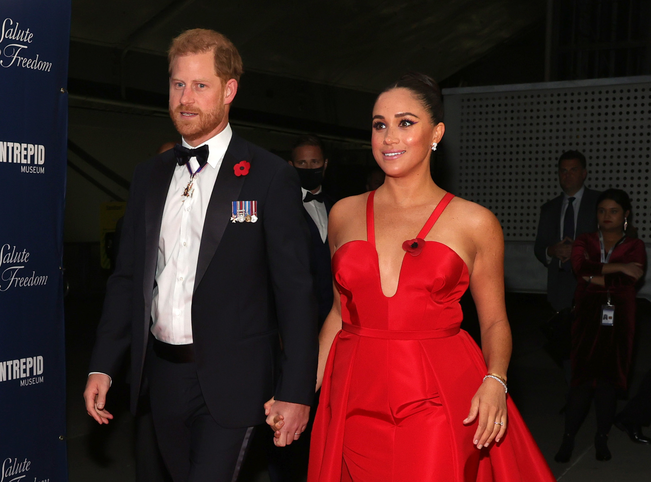 Prinz Harry und Meghan Markle am 10. November 2021 in New York City | Quelle: Getty Images