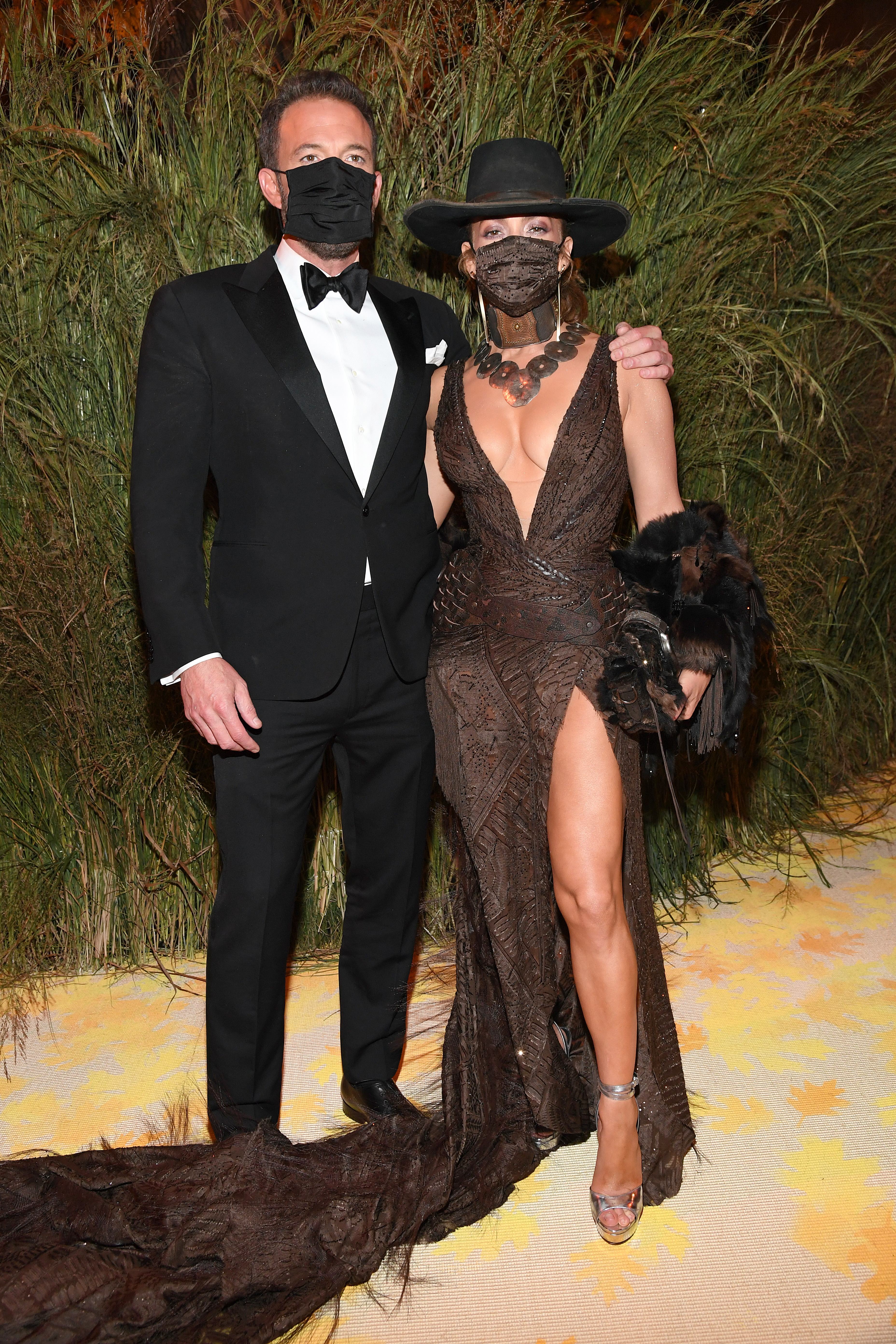 Ben Affleck und Jennifer Lopez bei der Met Gala 2021 "Celebrating In America: A Lexicon of Fashion" in New York City am 13. September 2021 | Quelle: Getty Images