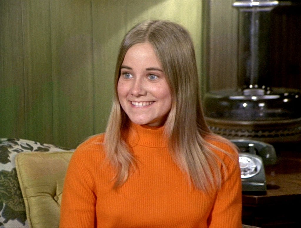 Maureen McCormick als Marcia Brady in der Brady Brunch Folge "Getting Davy Jones", die am 10. Dezember 1971 ausgestrahlt wurde | Quelle: Getty Images