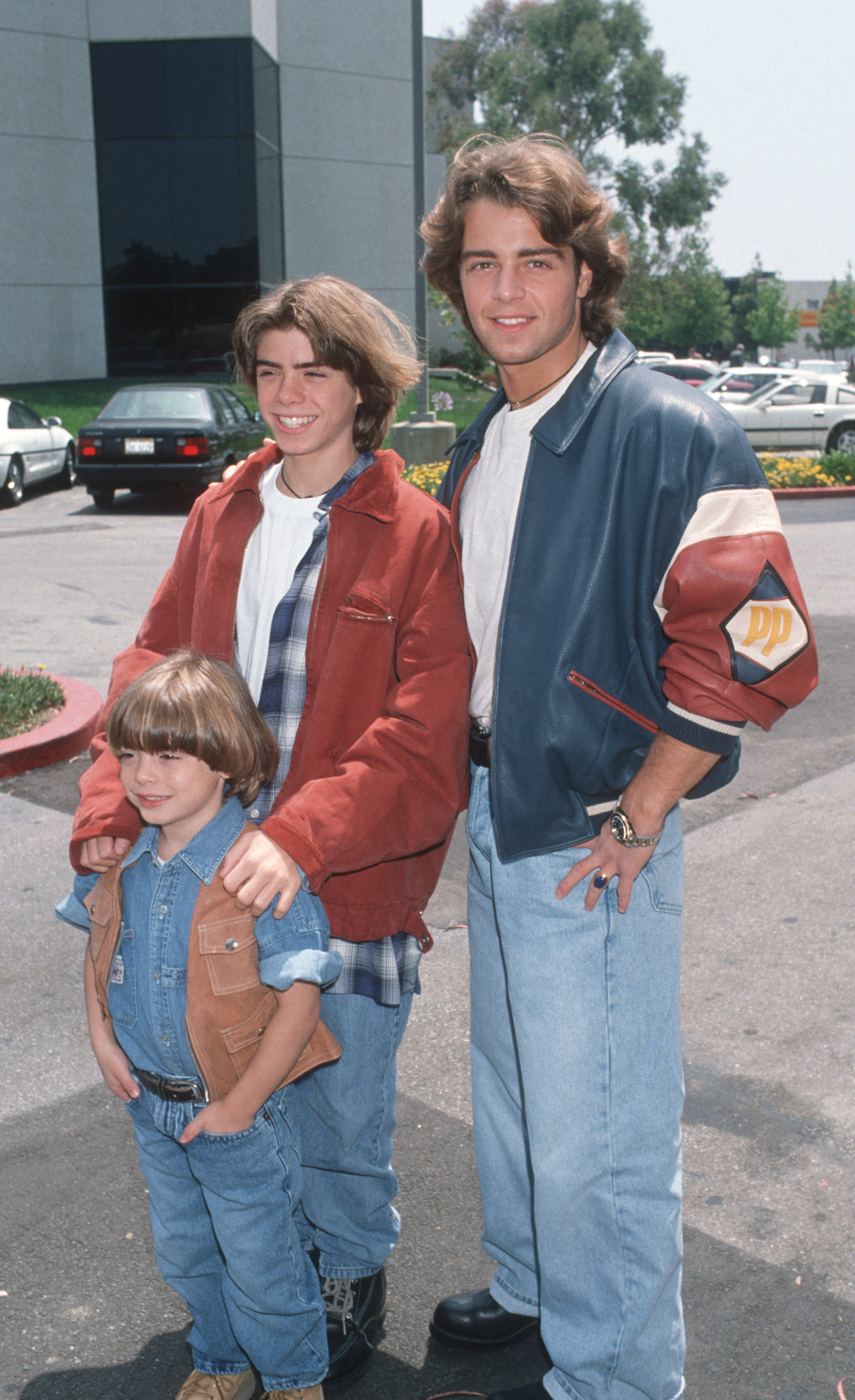 Andrew, Matthew und Joey Lawrence bei den American Diabetes Association Celebrity Waiters am 14. Mai 1994 | Quelle: Getty Images