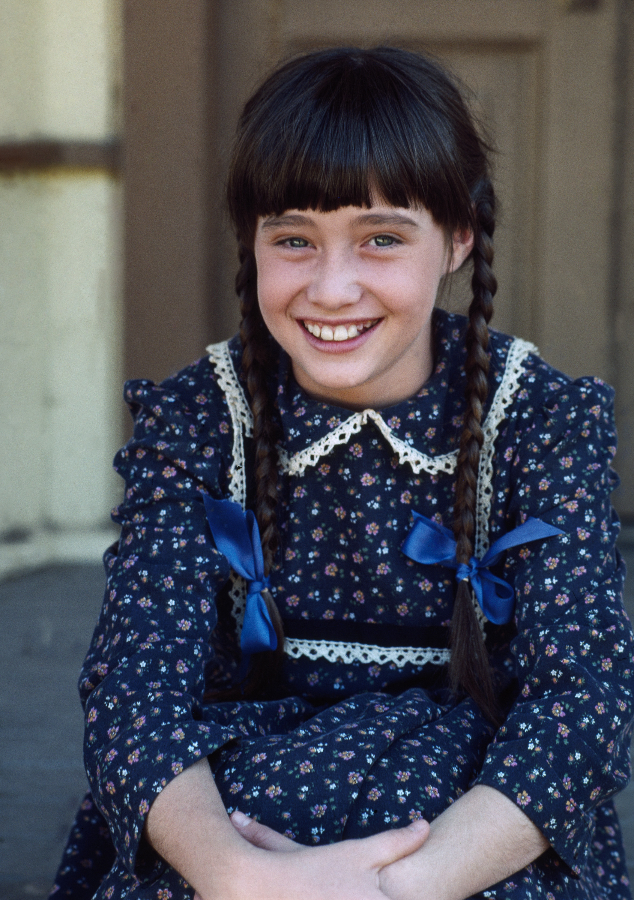 Shannen Doherty als Jenny Wilder in "Little House on the Prairie" im Jahr 1982. | Quelle: Getty Images