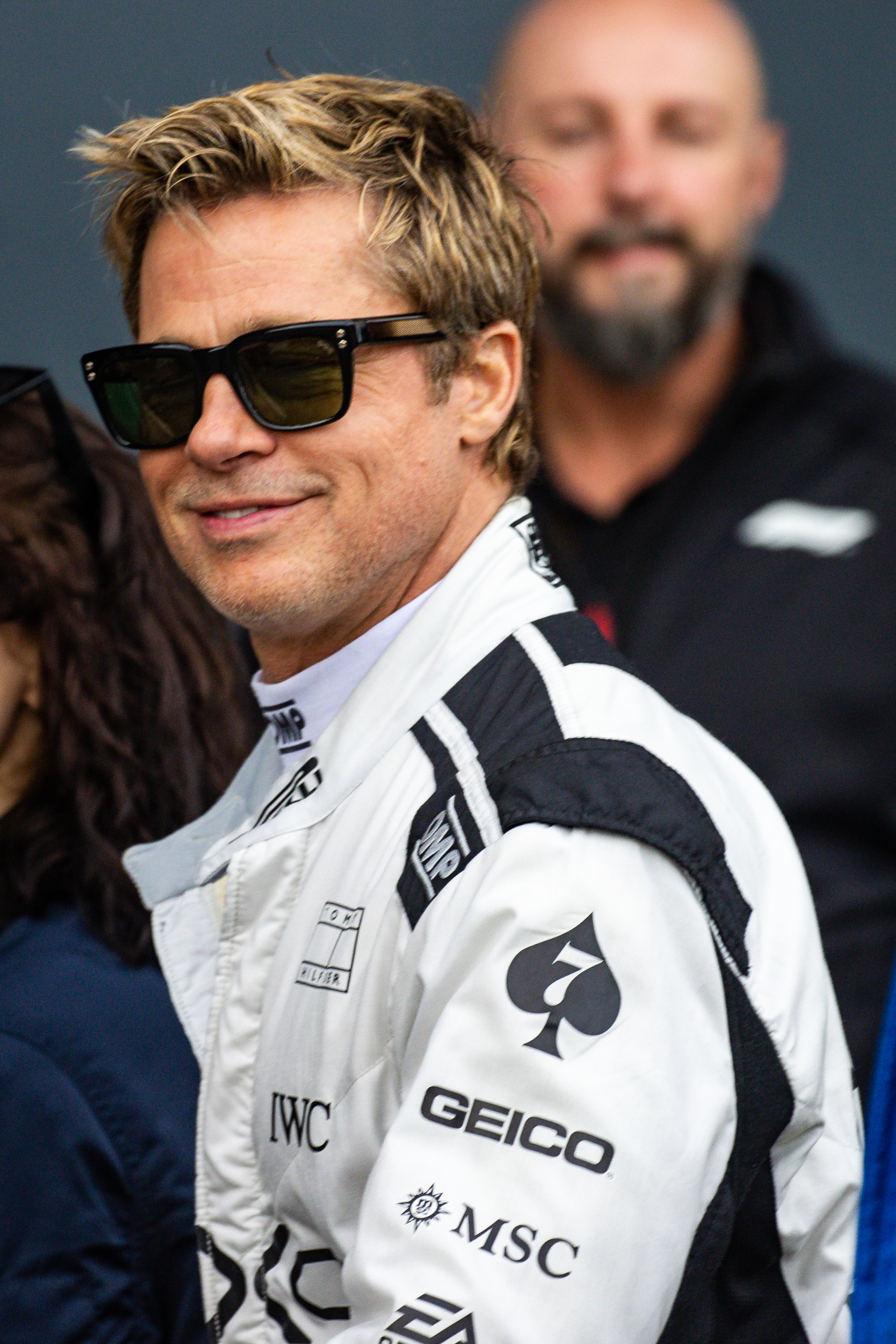 Brad Pitt beim F1 Grand Prix of Great Britain in Northampton, England am 4. Juli 2024 | Quelle: Getty Images