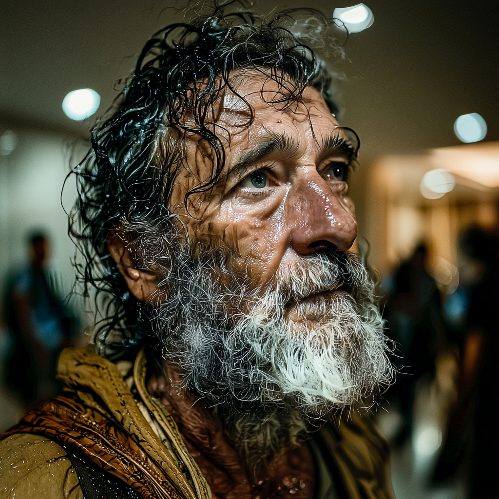 Ein emotionaler Mann | Quelle: Midjourney