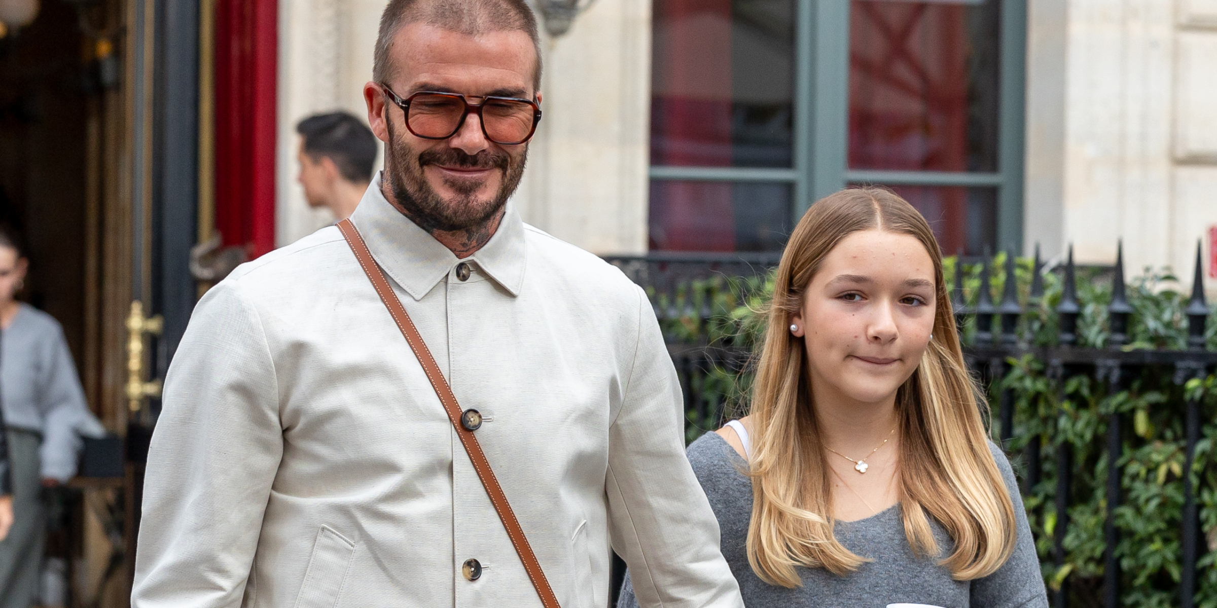 David und Harper Beckham | Quelle: Getty Images