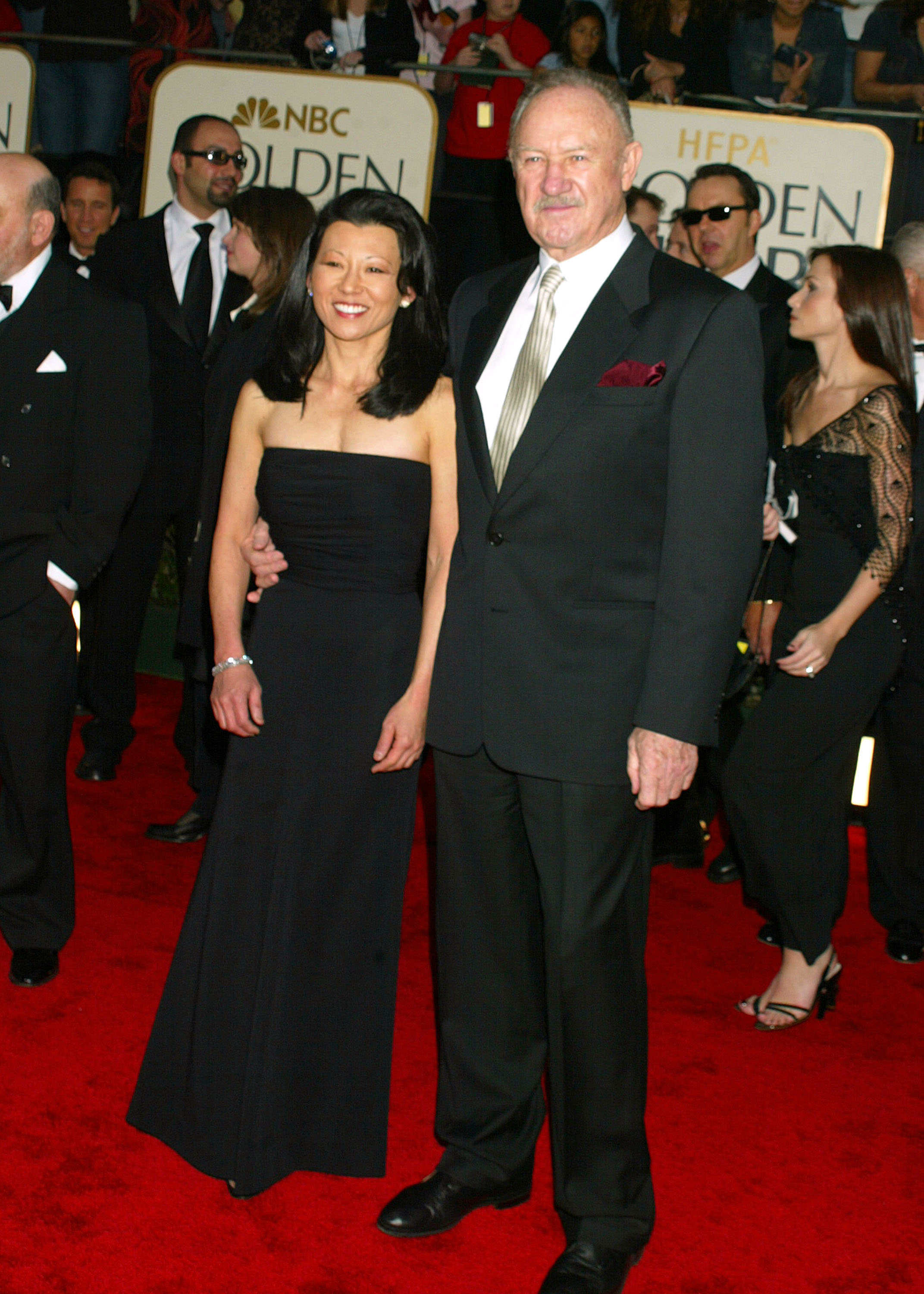 Betsy Arakawa und Gene Hackman während der 60th Annual Golden Globe Awards im The Beverly Hilton Hotel in Beverly Hills, Kalifornien, am 19. Januar 2003 | Quelle: Getty Images