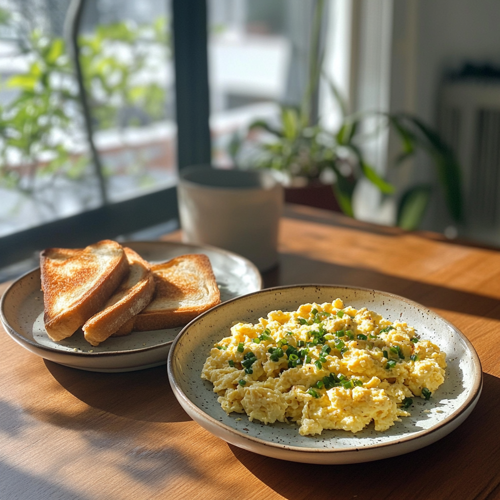 Essen auf einem Tisch | Quelle: Midjourney