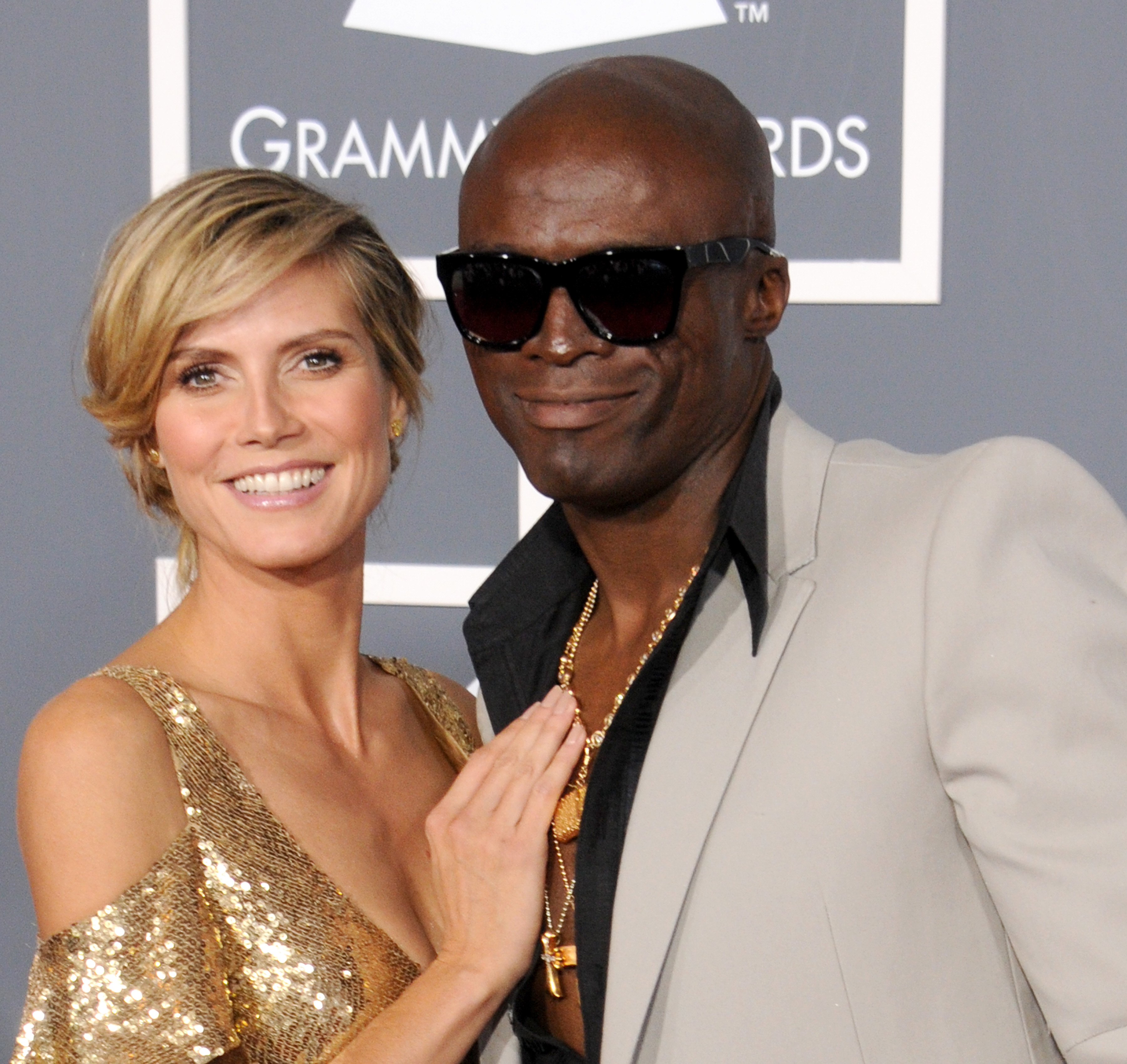 Heidi Klum und Seal kommen zur 53. jährlichen Grammy-Verleihung am 13. Februar 2011 in Los Angeles, Kalifornien | Quelle: Getty Images