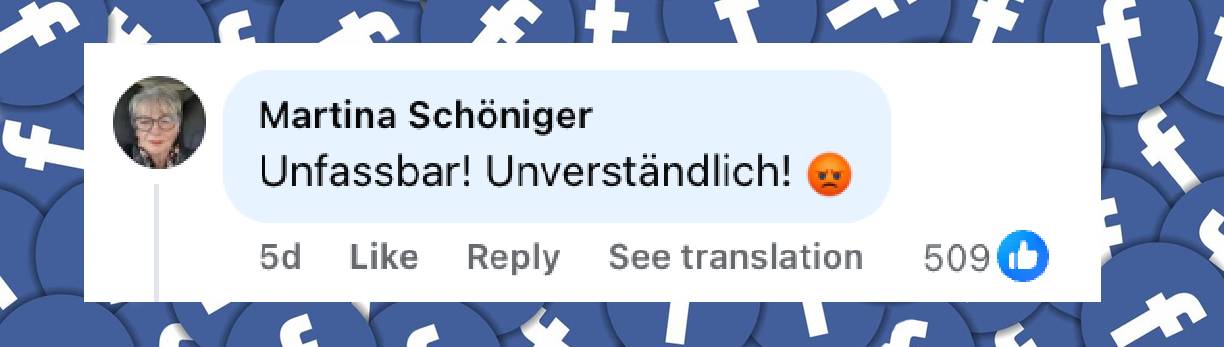 Internetnutzer kommentieren das Urteil | Quelle: facebook.com/share/p/1B2sX2onjK/