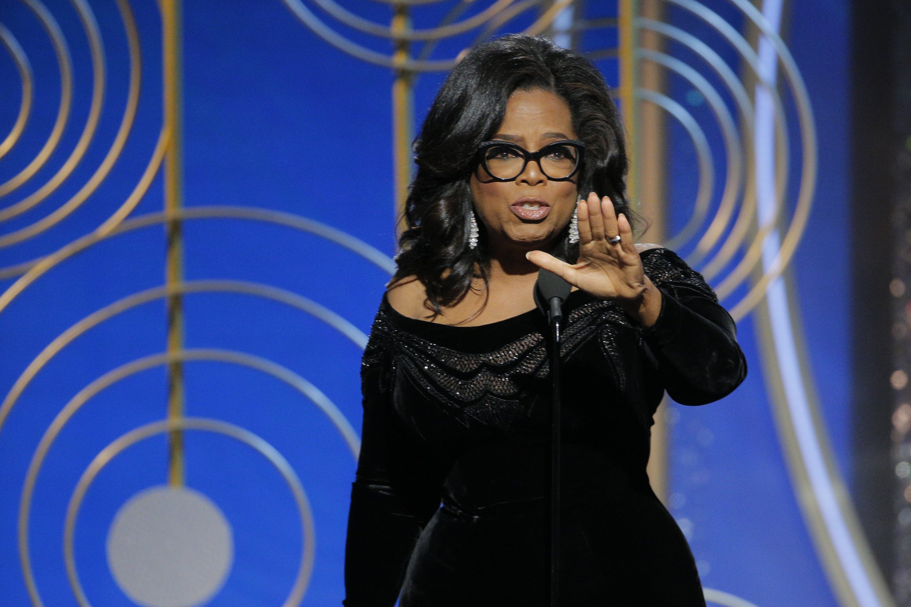 Oprah Winfrey während der 75. jährlichen Golden Globe Awards im Beverly Hilton Hotel am 7. Januar 2018 in Beverly Hills, Kalifornien. | Quelle: Getty Images