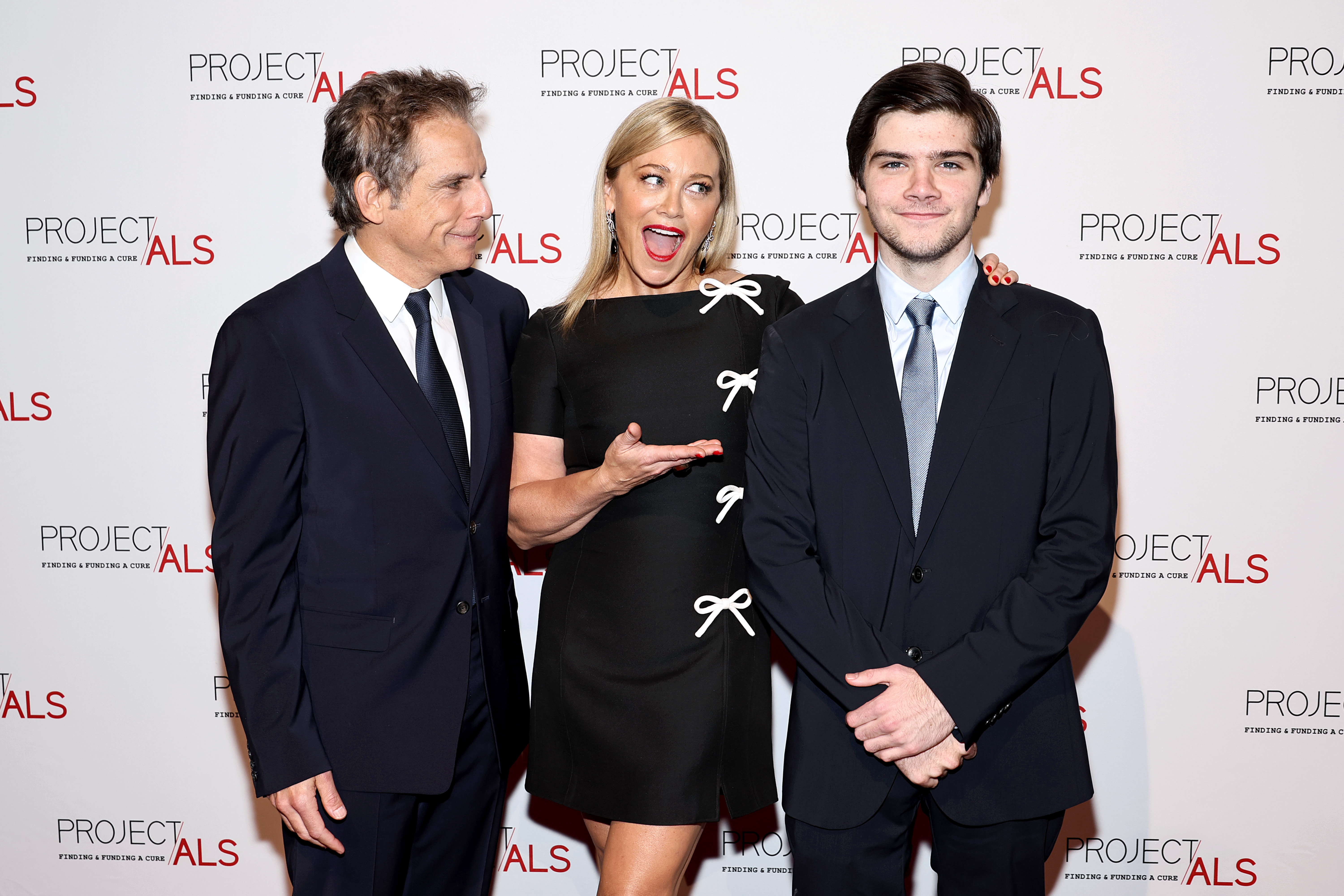 Ben Stiller, Christine Taylor und Quinlin Dempsey Stiller besuchen die Project ALS 25th Anniversary Gala im Jazz at Lincoln Center am 26. Oktober 2023 in New York City | Quelle: Getty Images