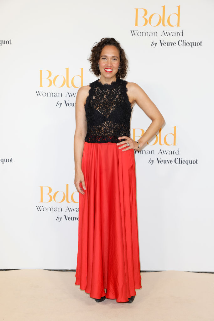 Nicole Buettner bei der Verleihung des „Veuve Clicquot Bold Woman Award 2022“ am 4. Oktober 2022 in Berlin. | Quelle: Getty Images
