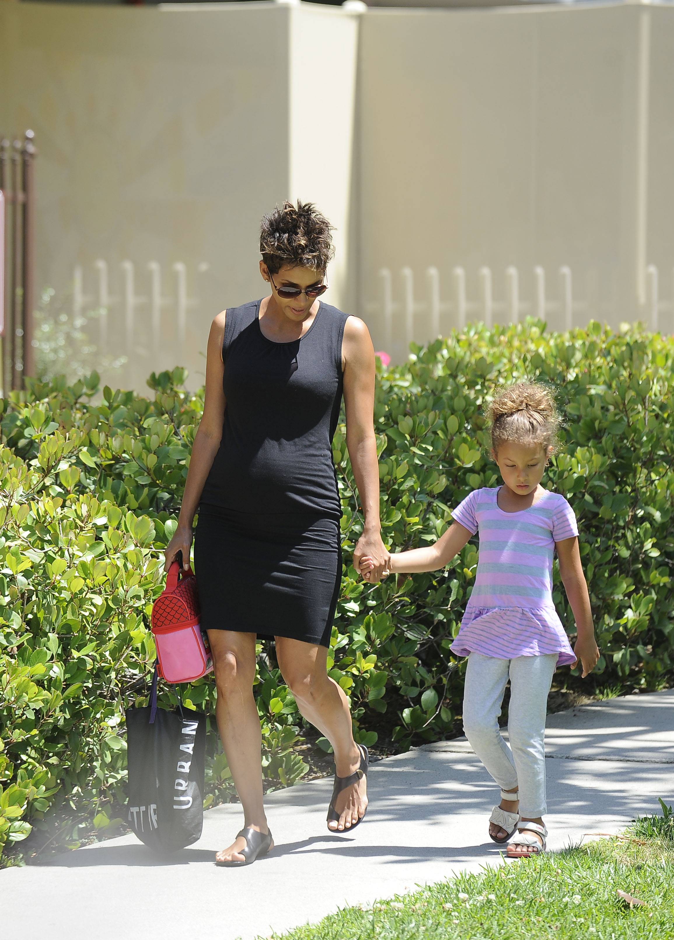 Halle Berry und ihre Tochter Nahla Ariela Aubry, gesehen im Jahr 2013 | Quelle: Getty Images