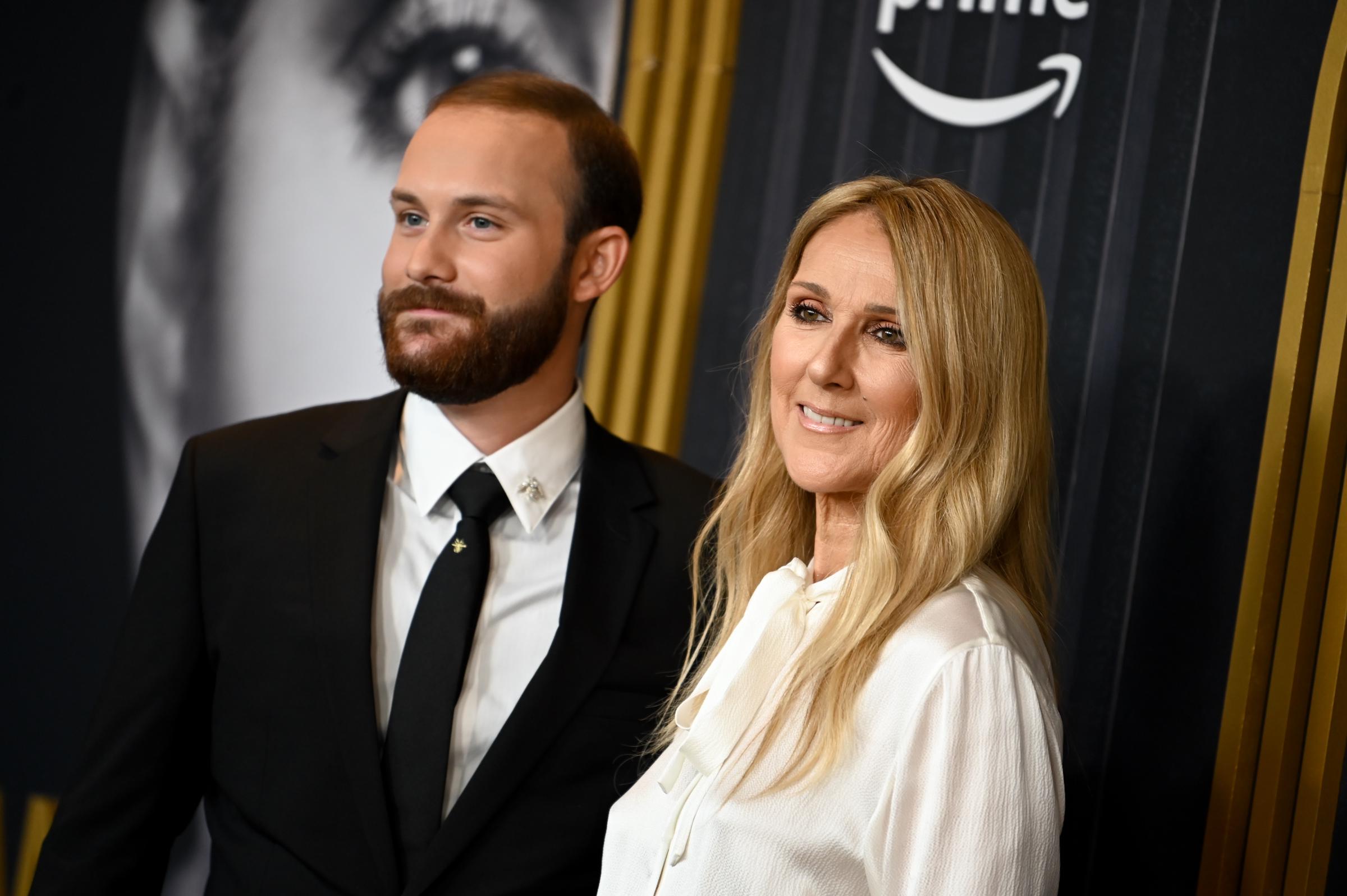 René-Charles Angélil and Céline Dion bei der Vorführung von "I Am: Celine Dion" am 17. Juni 2024 in New York City. | Quelle: Getty Images