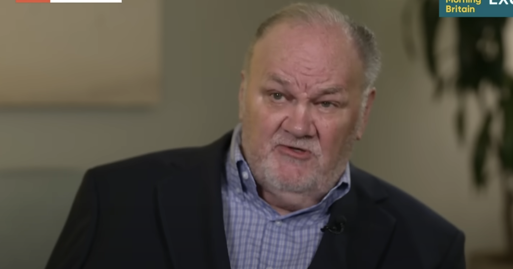 Thomas Markle während eines Interviews. | Quelle: YouTube/GoodMorningBritain