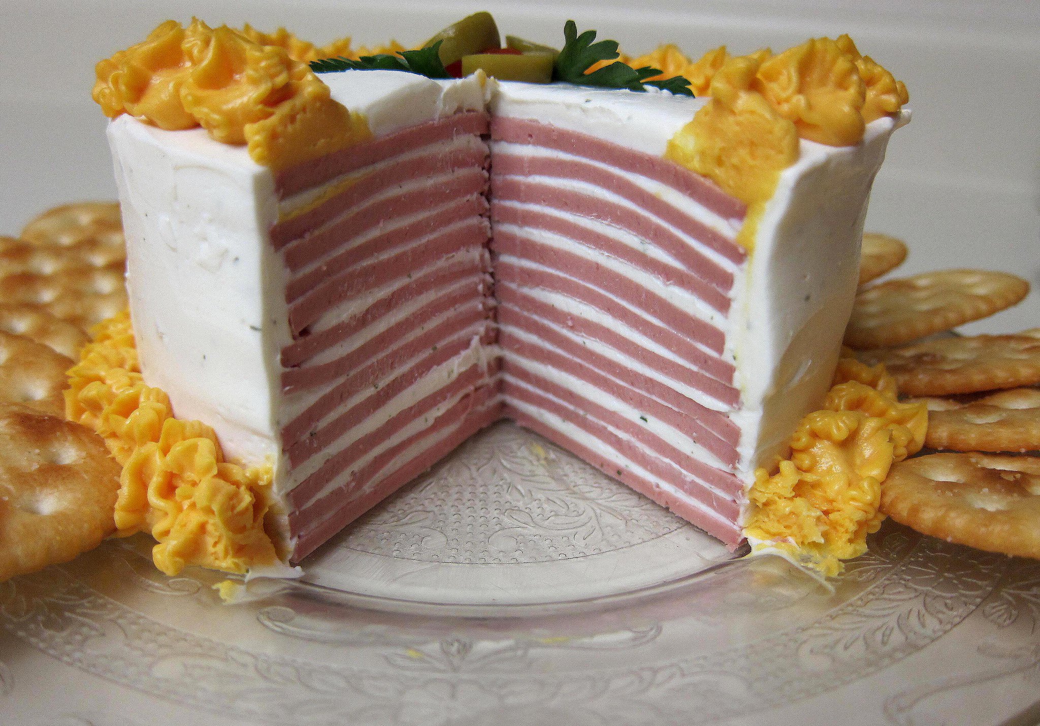 Ein Fleischwurst-Kuchen | Quelle: Flickr
