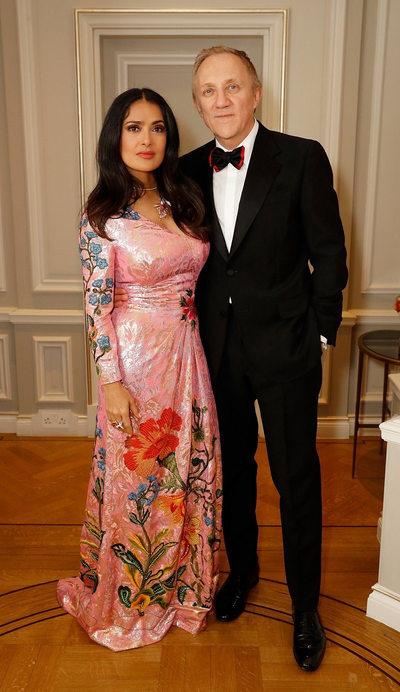 Salma Hayek Pinault und Francois-Henri Pinault am 29. November 2017 in London, England | Quelle: Getty Images