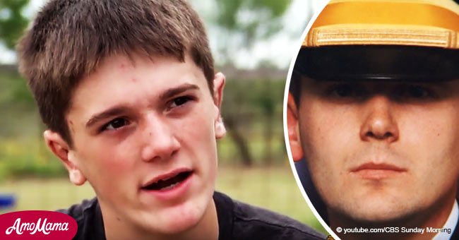Ein Junge verlor seinen Vater bei der Armee und 15 Jahre später kommt ein Fremder an die Tür und bittet ihn nach draußen