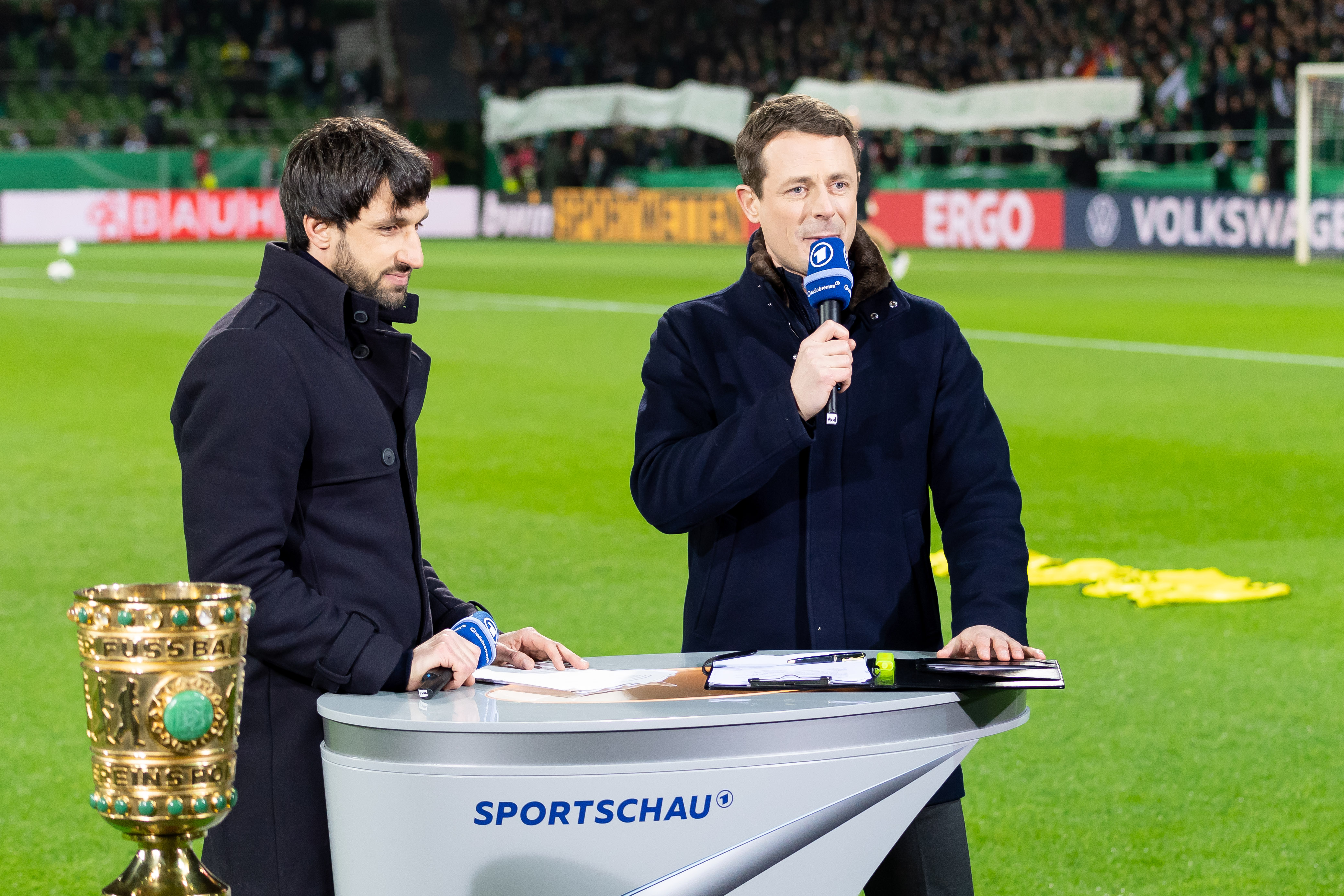 Thomas Broich im Interview mit Alexander Bommes für die Sportschau | Quelle: Getty Images