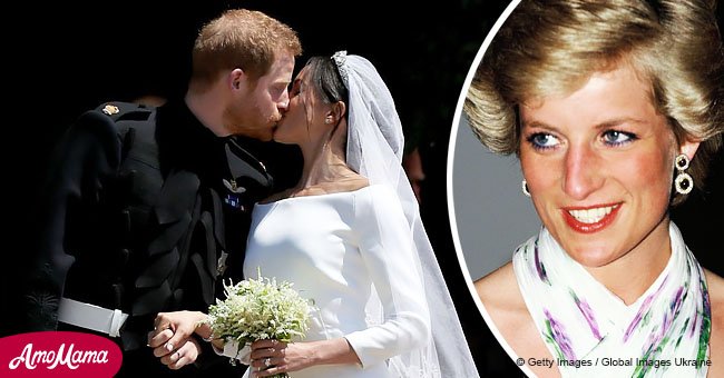 Prinz Harry und Meghan Markle zeigten eine niedliche Geste bei ihrer Hochzeit als Tribut an die verstorbene Prinzessin Diana 