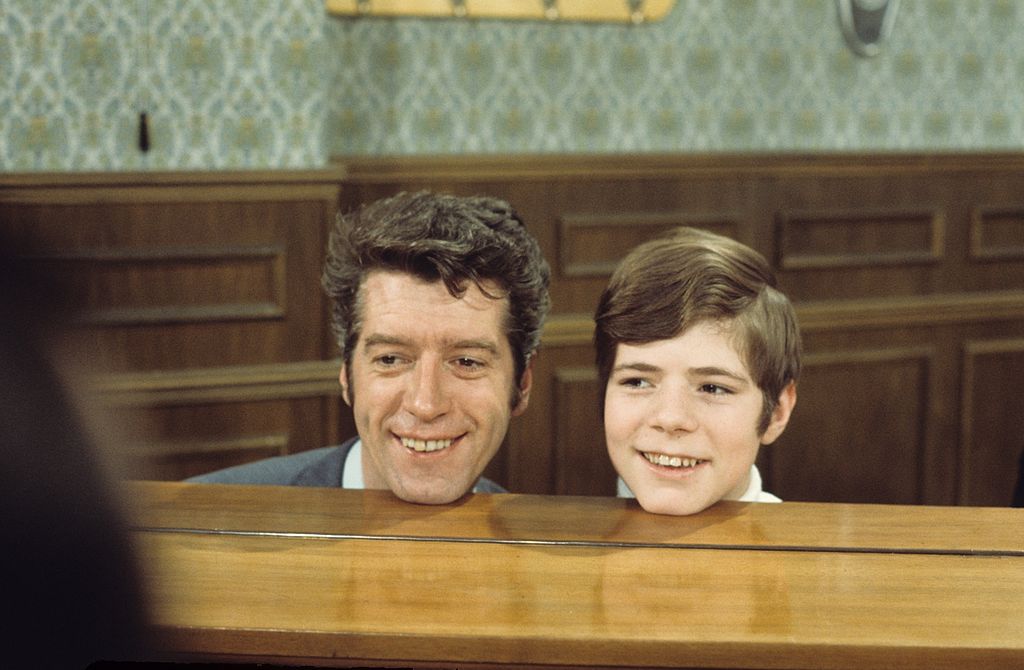 Rudi Carrell und Hein Simons 'Heintje', 1970 | Quelle: Getty Images