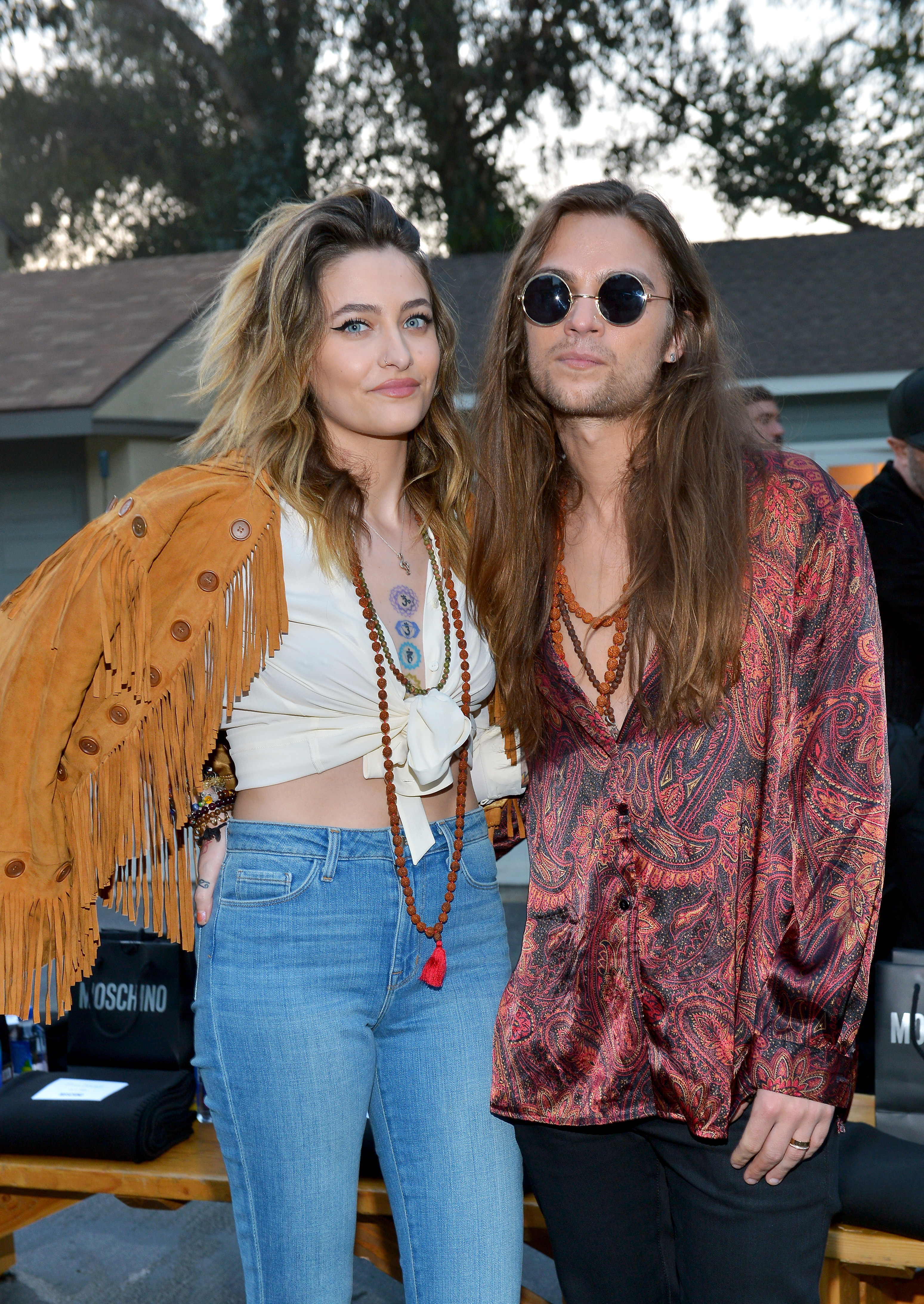 Paris Jackson und Gabriel Glenn besuchen die Moschino Spring/Summer 20 Menswear and Women's Resort Collection am 7. Juni 2019 | Quelle: Getty Images