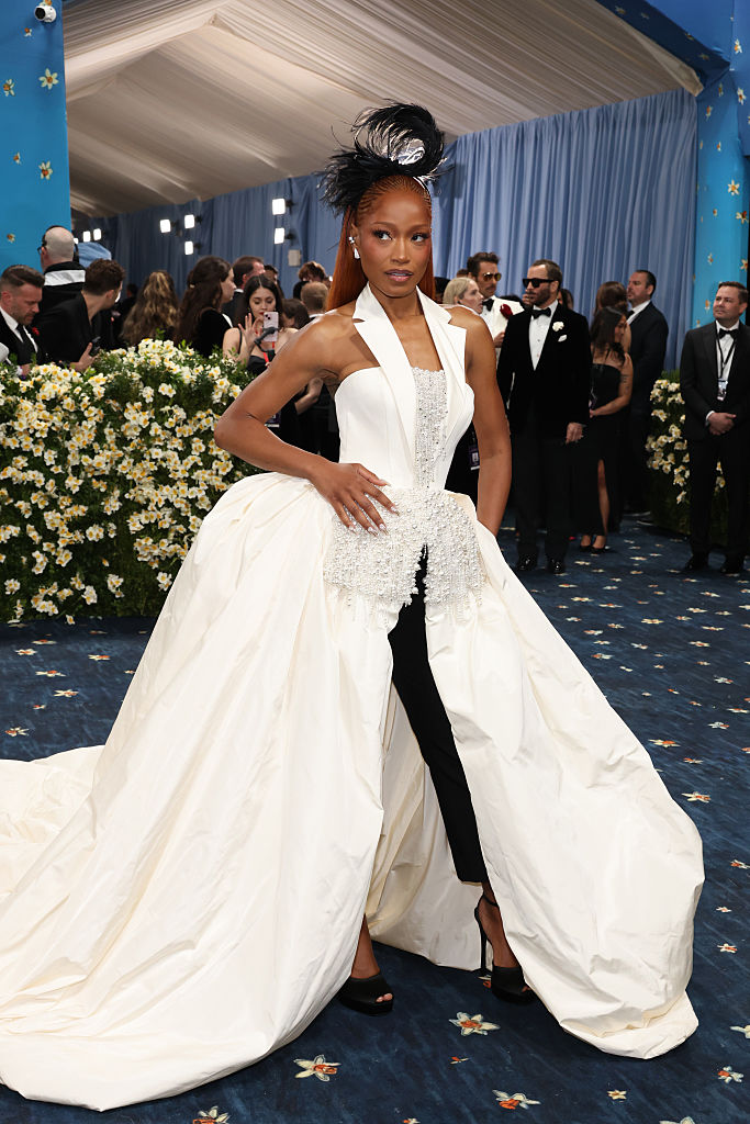 Keke Palmer besucht am 5. Mai die Met Gala 2025 im Metropolitan Museum of Art in New York City, die unter dem Motto „Superfine: Tailoring Black Style“ stand.