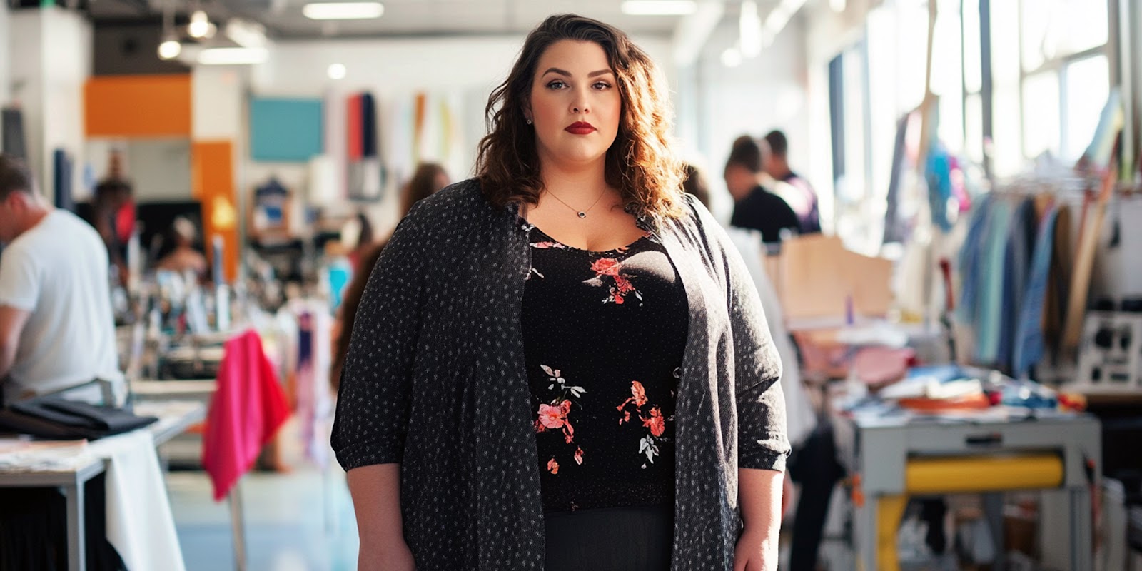 Plus-Size-Frau | Quelle: Midjourney