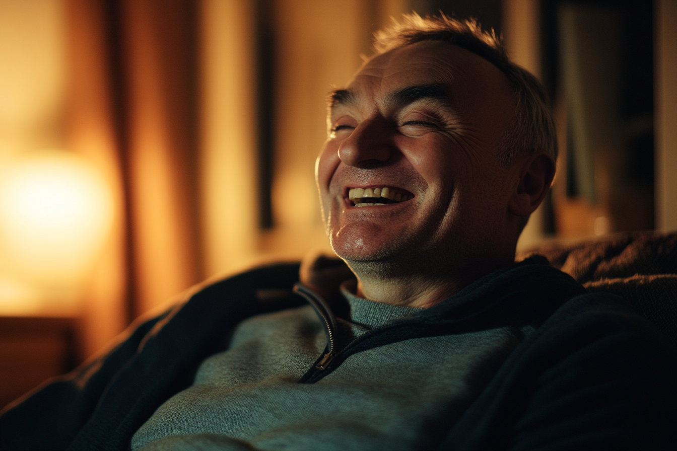 Ein lachender Mann | Quelle: Midjourney