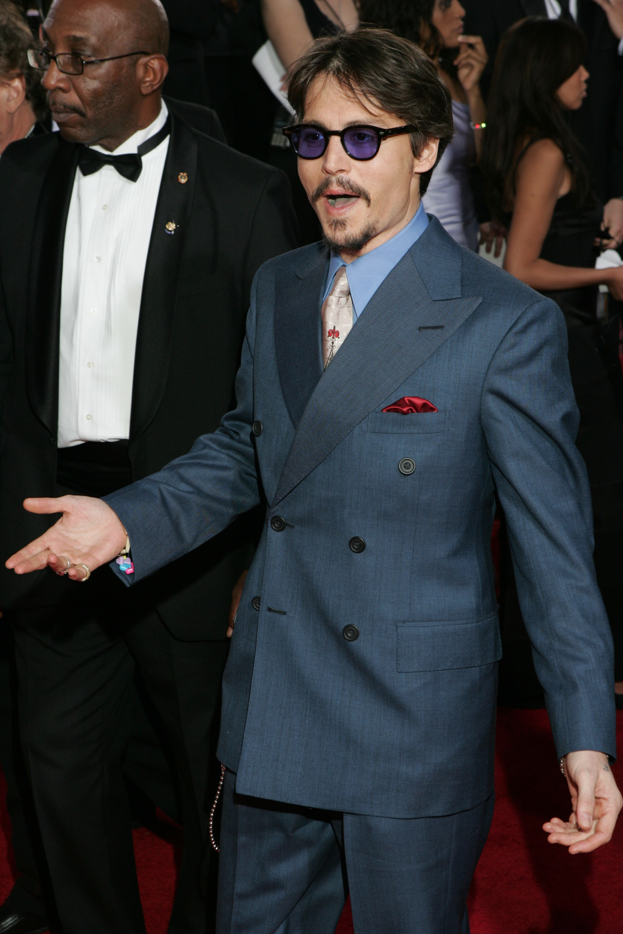 Johnny Depp bei den 62nd Annual Golden Globe Awards in Beverly Hills, Kalifornien am 16. Januar 2005 | Quelle: Getty Images