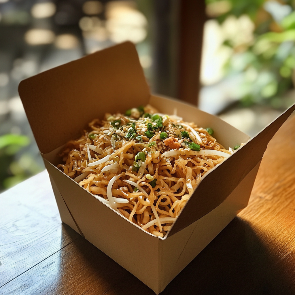 Ein Container mit Lebensmitteln | Quelle: Midjourney