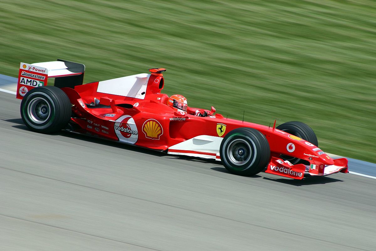 Michael Schumacher, Ferrari, 2004 | Quelle: Wikimedia Commons