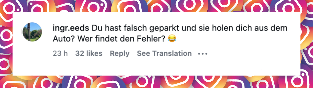 Nutzer-Kommentar | Quelle: Instagram/https://www.instagram.com/reels/DYRfrmmsyhC/