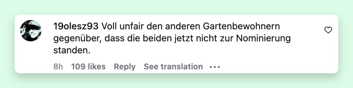 Einige Fans hinterfragten die Fairness hinter der neuen Vorgehensweise | Quelle: Instagram