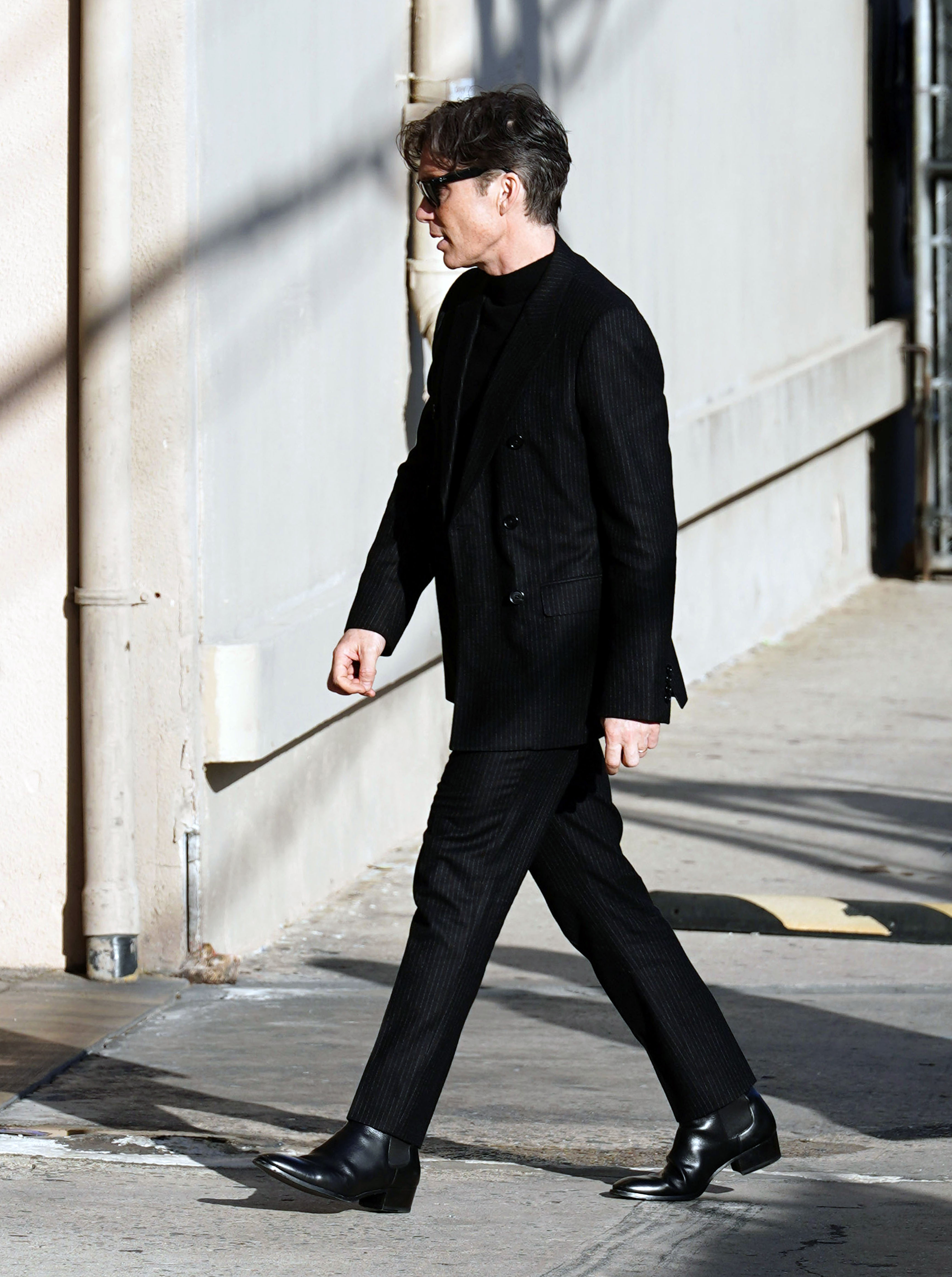 Cillian Murphy bei seiner Ankunft bei "Jimmy Kimmel Live!" in Los Angeles, Kalifornien am 22. Februar 2024 | Quelle: Getty Images