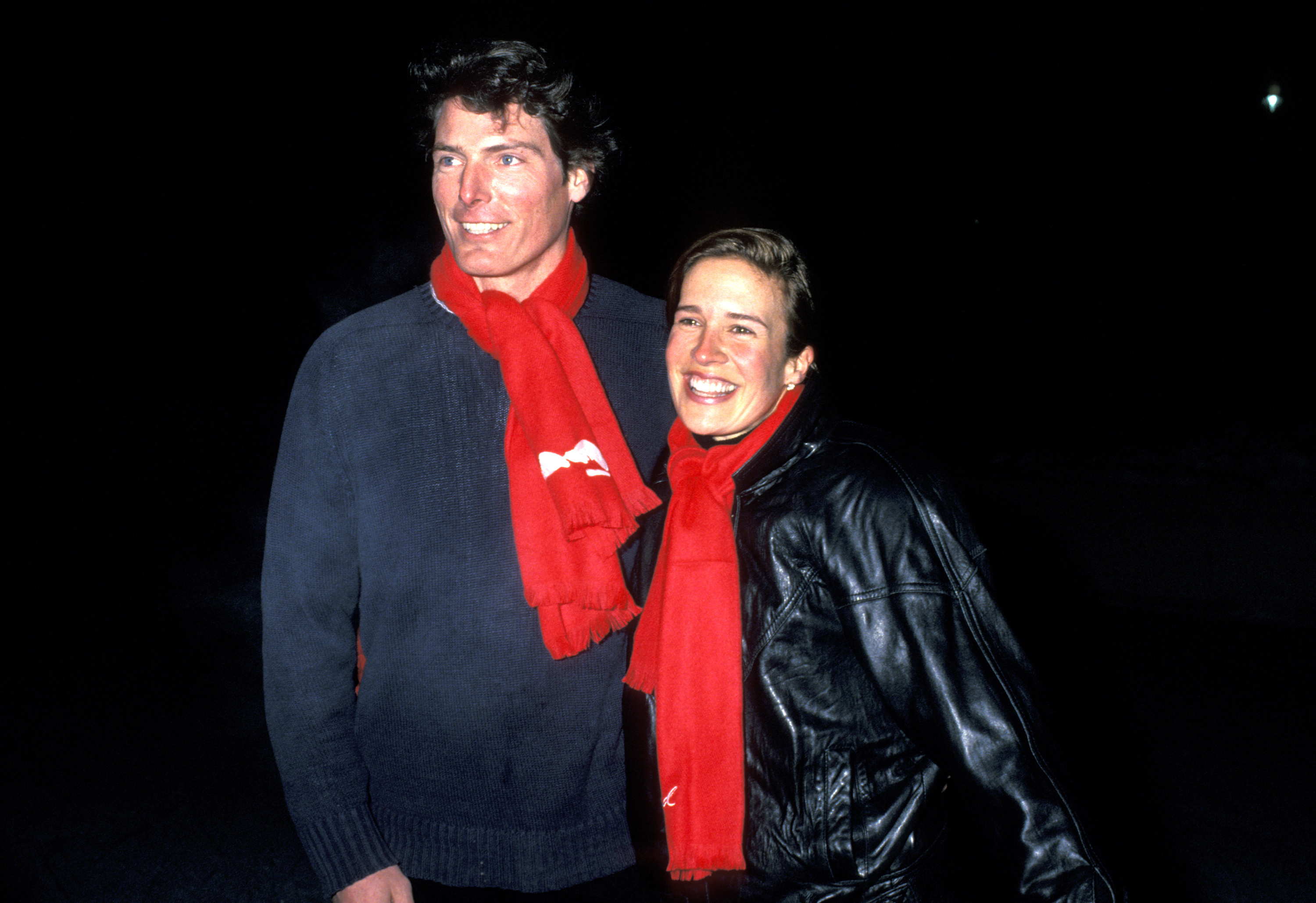 Christopher Reeve und Dana Reeve während der Afterparty zum Film "Once Around" am 15. Januar 1991 in New York City. | Quelle: Getty Images