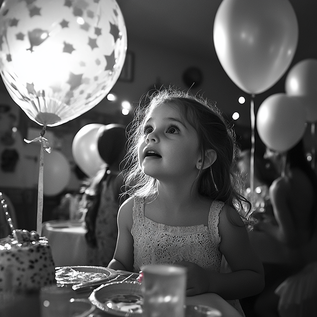 Uma festa surpresa para uma menina | Fonte: Midjourney