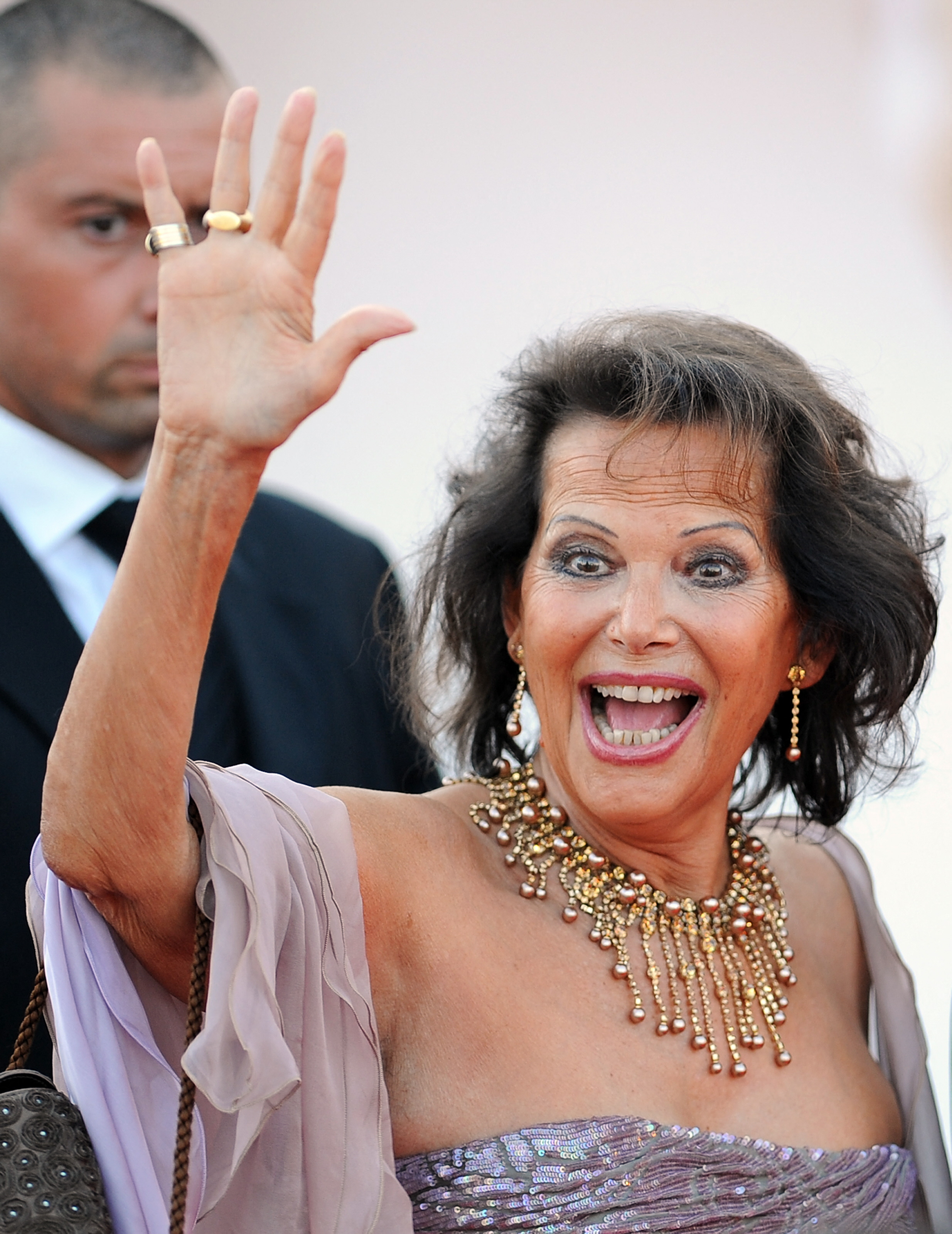 Claudia Cardinale bei der Vorführung von "Burn After Reading" während der 65. Internationalen Filmfestspiele von Venedig am 27. August 2008 in Venedig, Frankreich. | Quelle: Getty Images