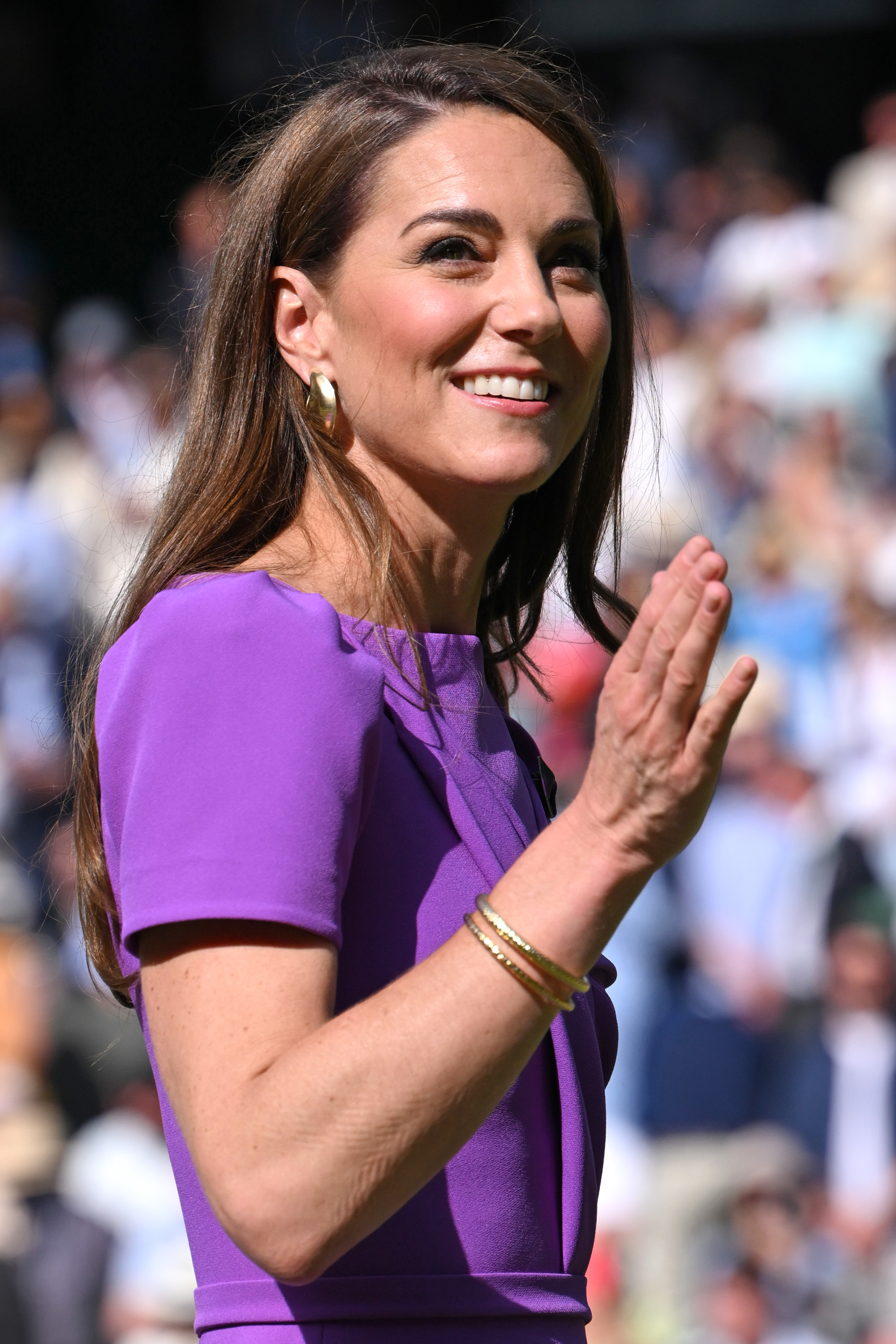 Kate Middleton im All England Lawn Tennis and Croquet Club am 14. Juli 2024 in London, England. | Quelle: Getty Images