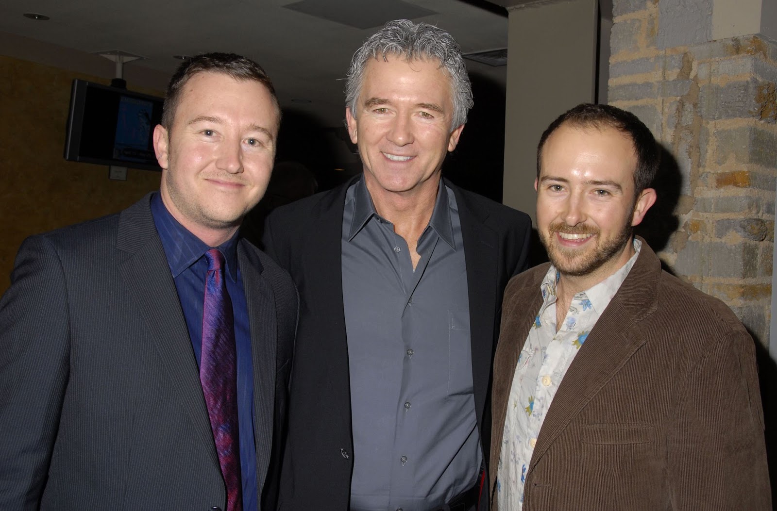 Patrick Duffy mit seinen Söhnen Padriac und Conor Duffy bei der Premiere von „Joan Rivers: A Work in Progress By A Life in Progress“ am 13. Februar 2008 in Los Angeles, Kalifornien. | Quelle: Getty Images