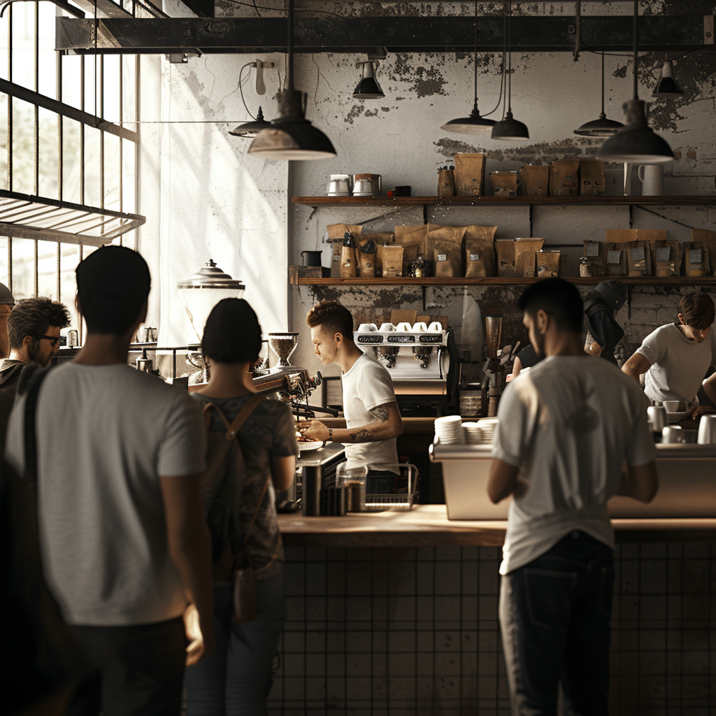 Das Innere eines Cafés | Quelle: Midjourney