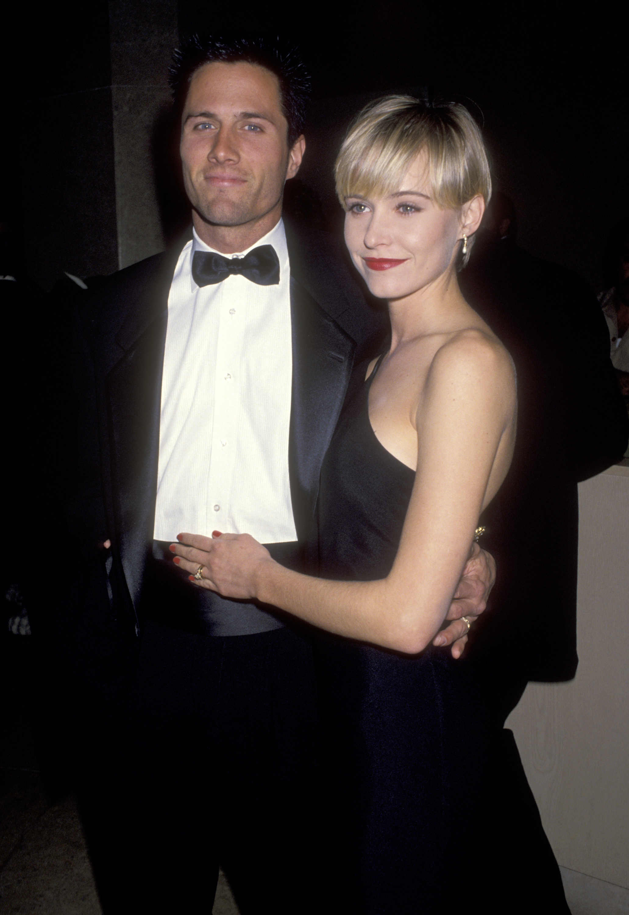 Der Schauspieler mit seiner Ex-Frau Josie Bissett in Beverly Hills am 30. Januar 1993 | Quelle: Getty Images