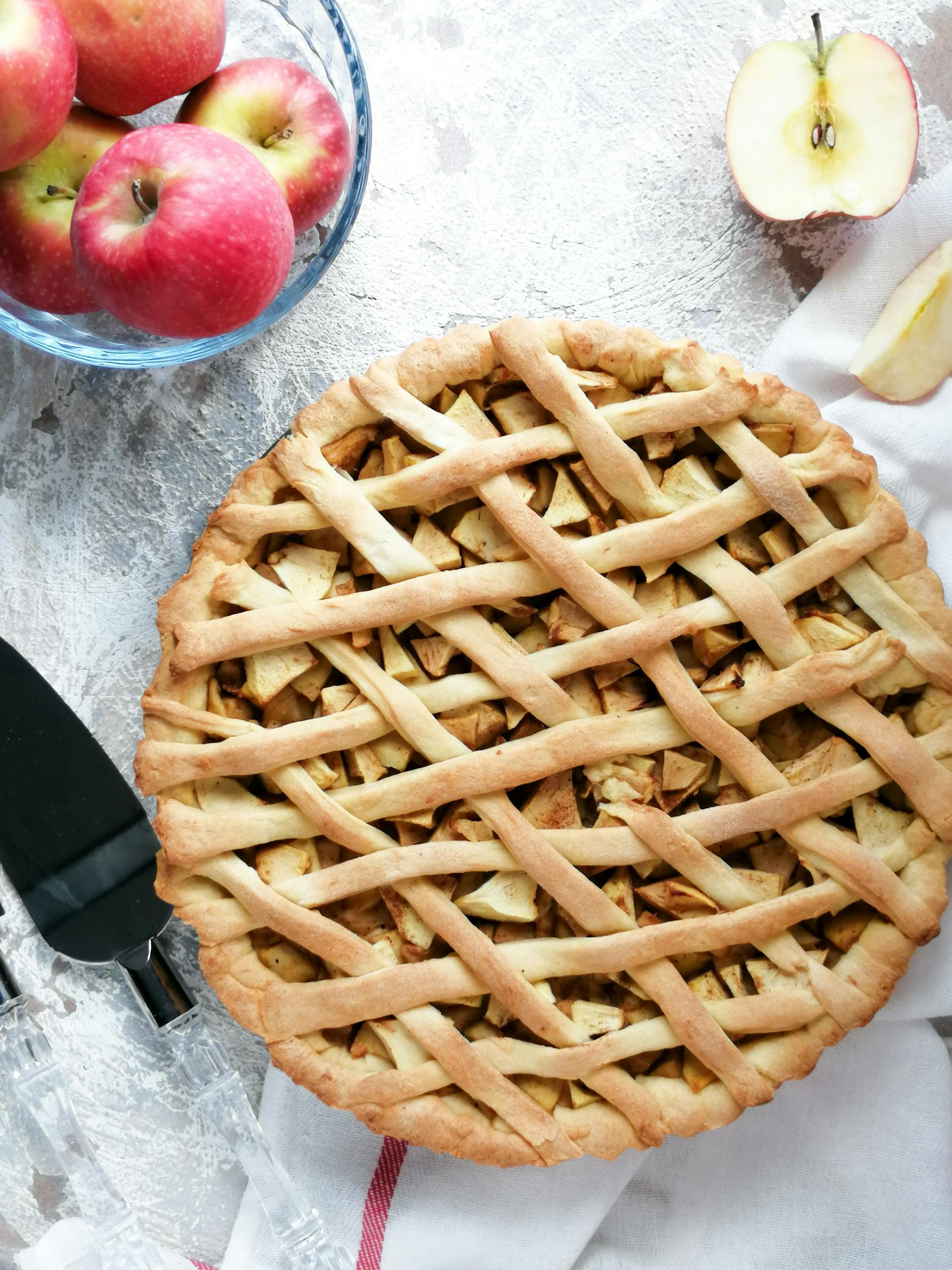 Ein Apfelkuchen | Quelle: Pexels