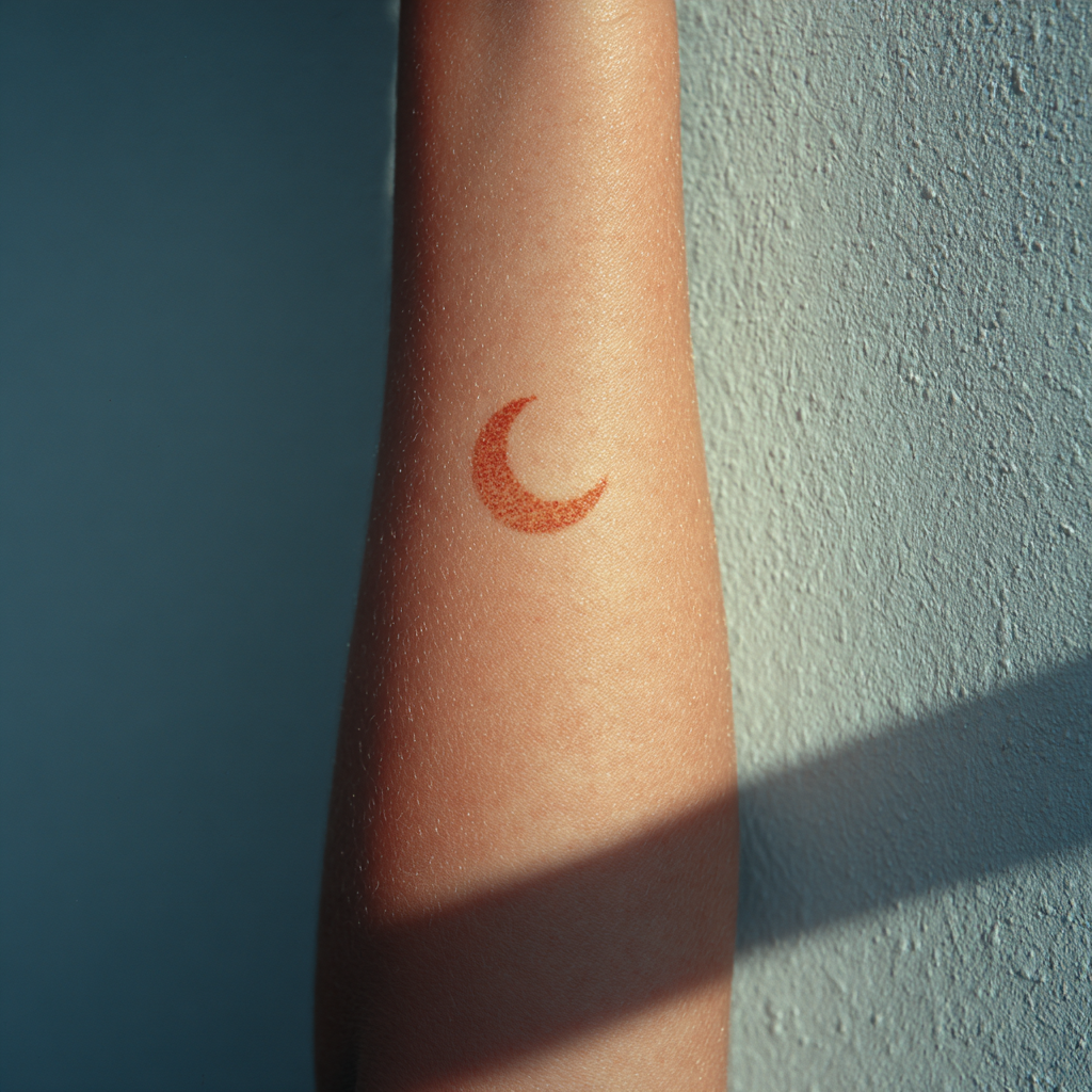 Das Muttermal eines Kindes auf ihrem Arm | Quelle: Midjourney