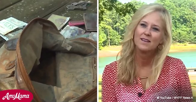 Die Handtasche einer Frau, die vor 25 Jahren im Wasser verloren ging, haben nun zwei Angler gefunden