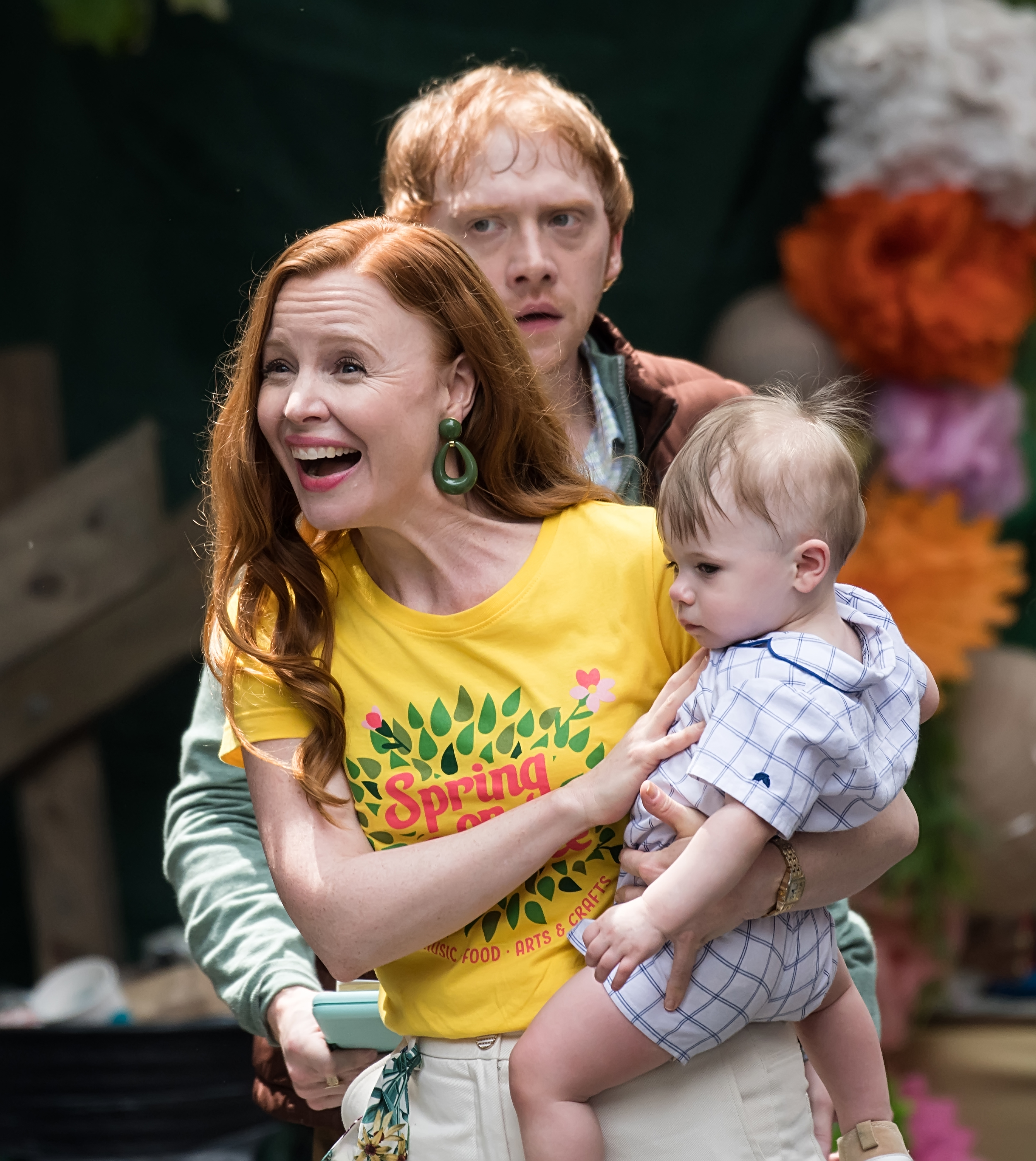 Rupert Grint und Lauren Ambrose bei den Dreharbeiten zu