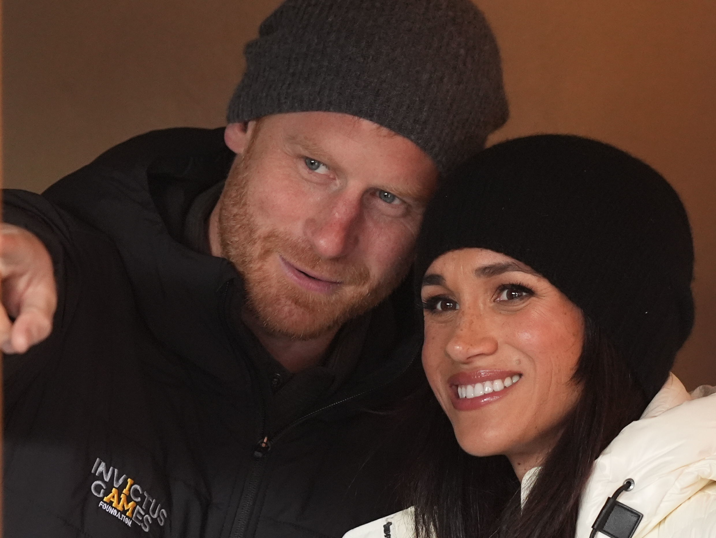 Prinz Harry und Meghan Markle in Whistler, Kanada, am 10. Februar 2025 | Quelle: Getty Images