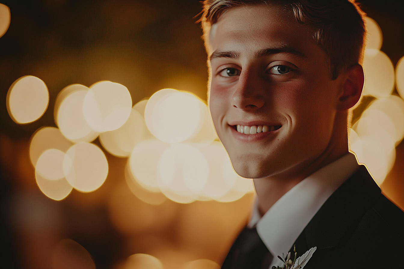 Ein Mann bei seiner Hochzeitsfeier | Quelle: Midjourney