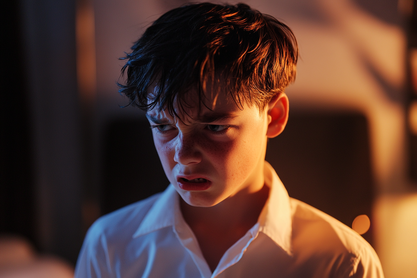 Ein wütender Junge | Quelle: Midjourney