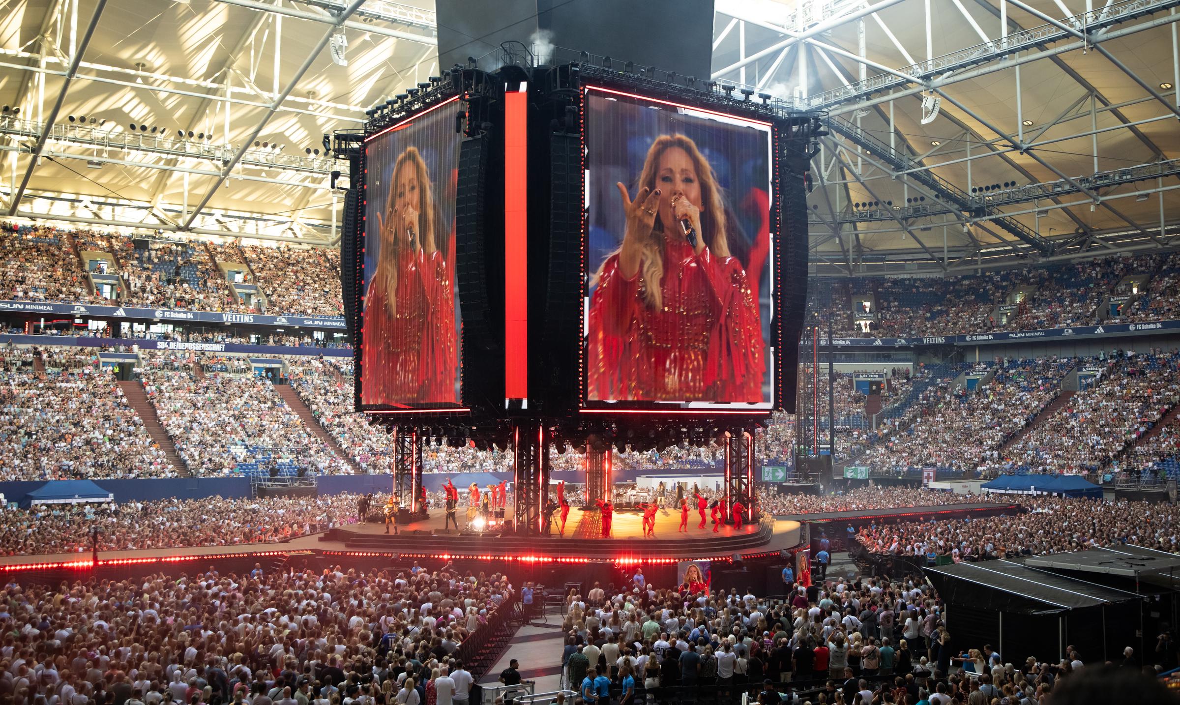 Helene Fischer bei ihrem Konzert | Quelle: Getty Images