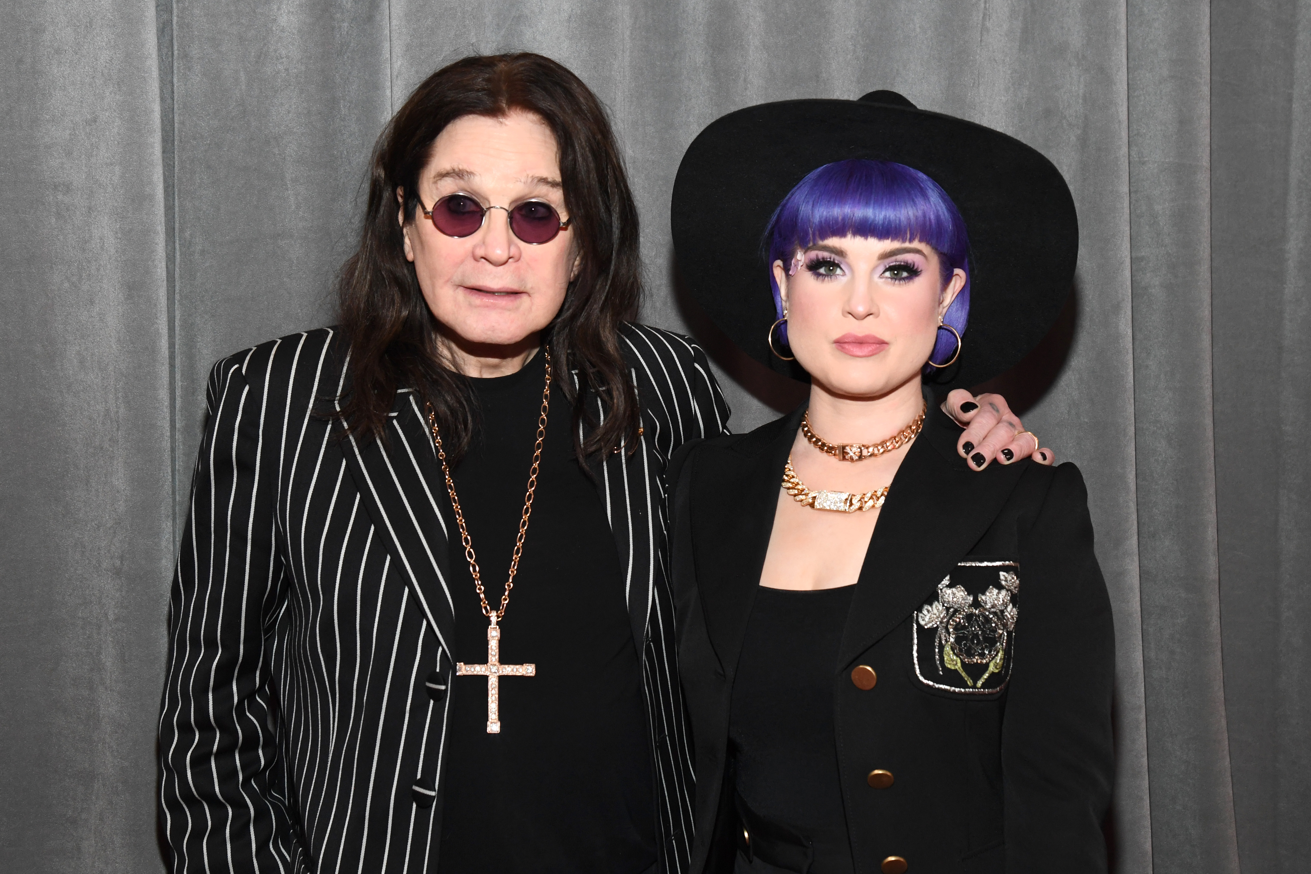 Ozzy Osbourne und Kelly Osbourne bei den 62nd Annual GRAMMY Awards in Los Angeles, Kalifornien am 26. Januar 2020 | Quelle: Getty Images